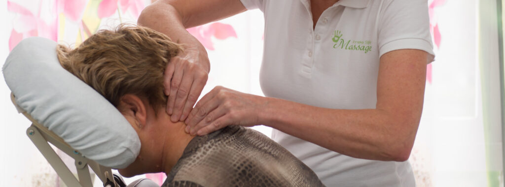 Anneke Slijfer Massage - Een momentopname van een Stoelmassage